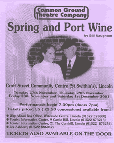 Spring and Port Wine